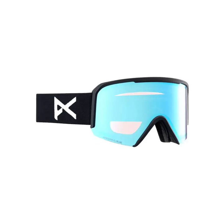 Anon Nesa Goggles + Bonus Lens 2024 Black / Perceive Variable Blue / Cloudy Burst 