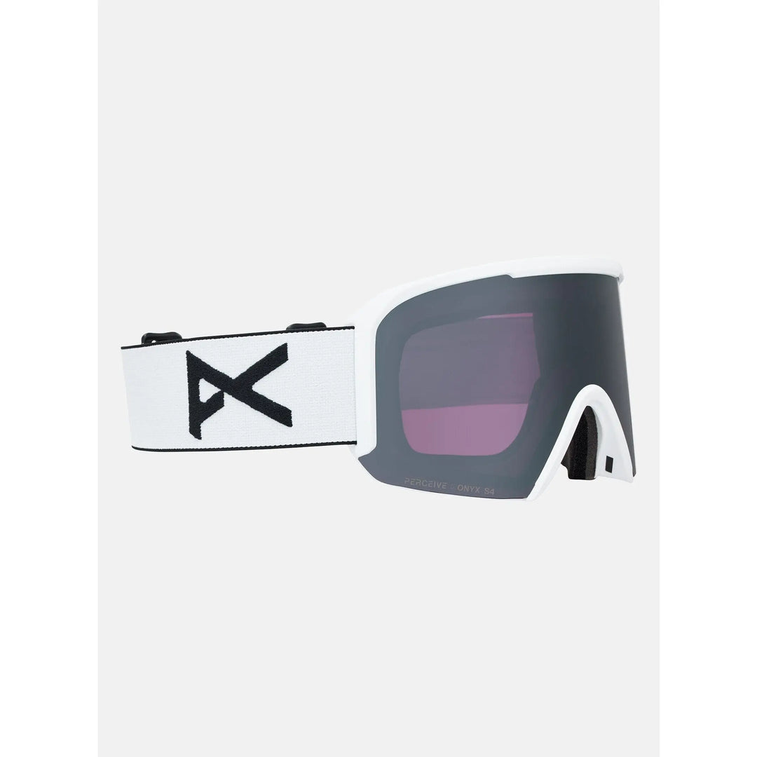 Anon Nesa Goggles + Bonus Lens + MFI® Face Mask White / Perceive Sunny Onyx / Cloudy Burst 