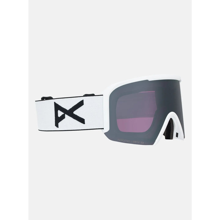 Anon Nesa Goggles + Bonus Lens + MFI® Face Mask White / Perceive Sunny Onyx / Cloudy Burst 