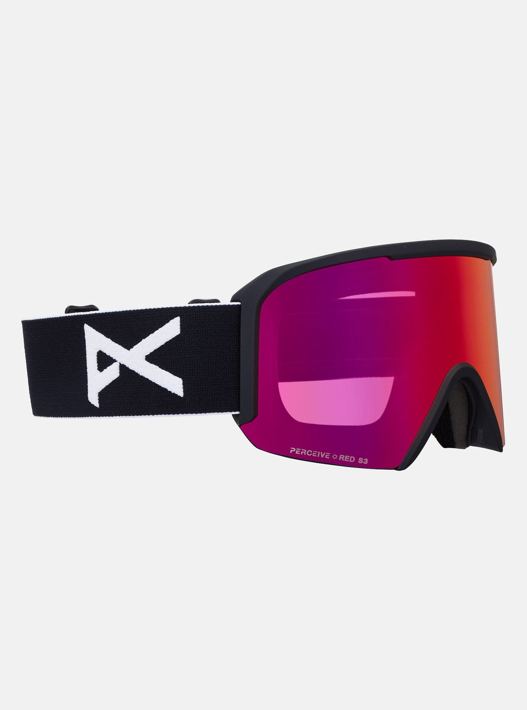 Anon Nesa Goggles + Bonus Lens + MFI® Face Mask Black / Perceive Sunny Red / Cloudy Burst 