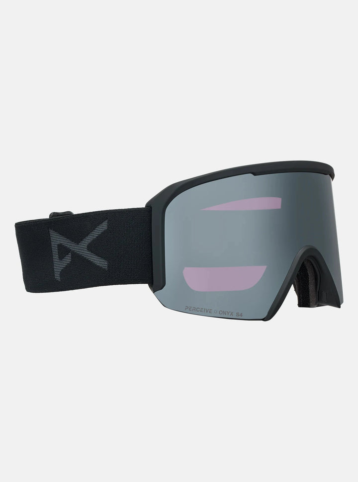 Anon Nesa Goggles + Bonus Lens + MFI® Face Mask Smoke / Perceive Sunny Onyx / Cloudy Burst 