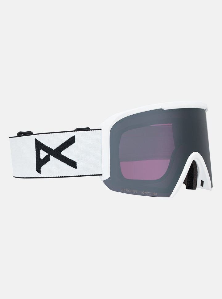 Anon Nesa Goggles + Bonus Lens + MFI® Face Mask White / Perceive Sunny Onyx / Cloudy Burst 