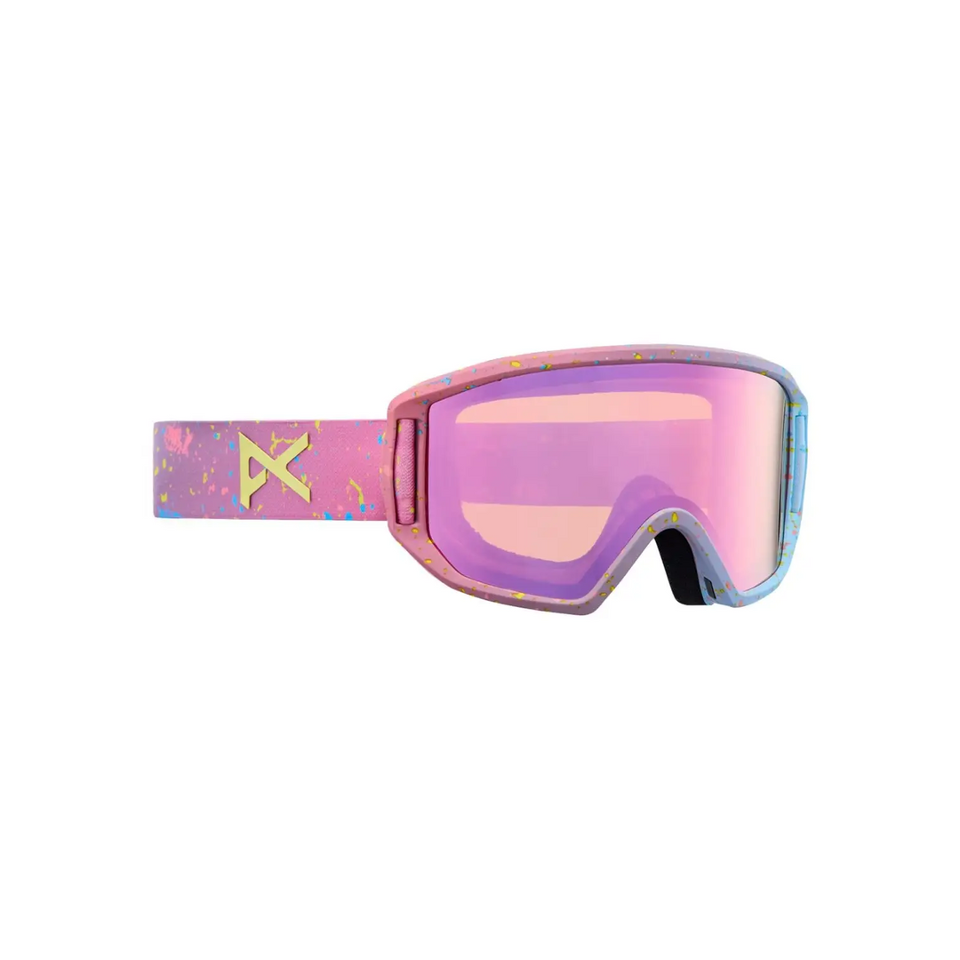 Anon Relapse Jr. Goggles + MFI® Face Mask 2024 Splatter / Pink Amber 