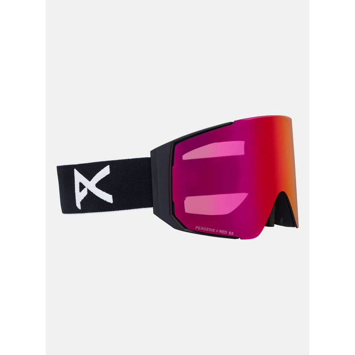Anon Sync Goggles + Bonus Lens + MFI® Face Mask Black / Perceive Sunny Red / Cloudy Burst 