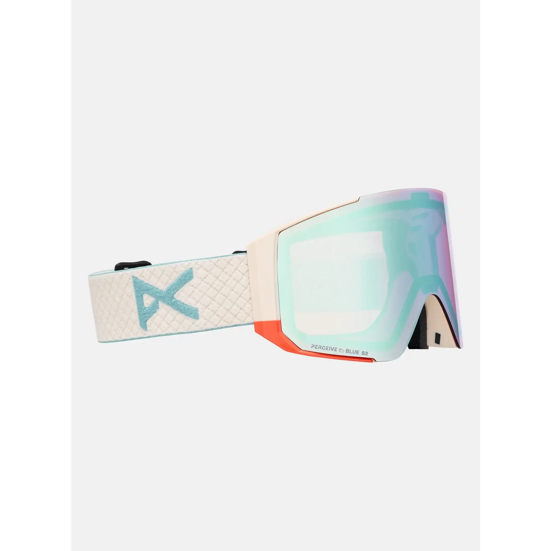 Anon Sync Goggles + Bonus Lens + MFI® Face Mask Oat / Perceive Variable Blue / Cloudy Pink 
