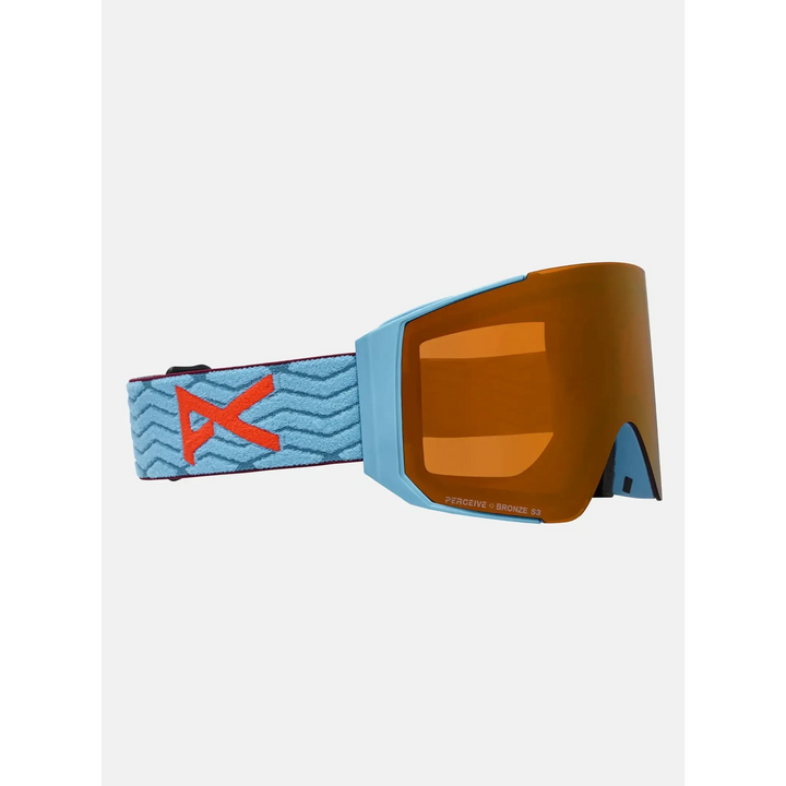 Anon Sync Goggles + Bonus Lens + MFI® Face Mask Retro Blue / Perceive Sunny Bronze / Cloudy Burst 