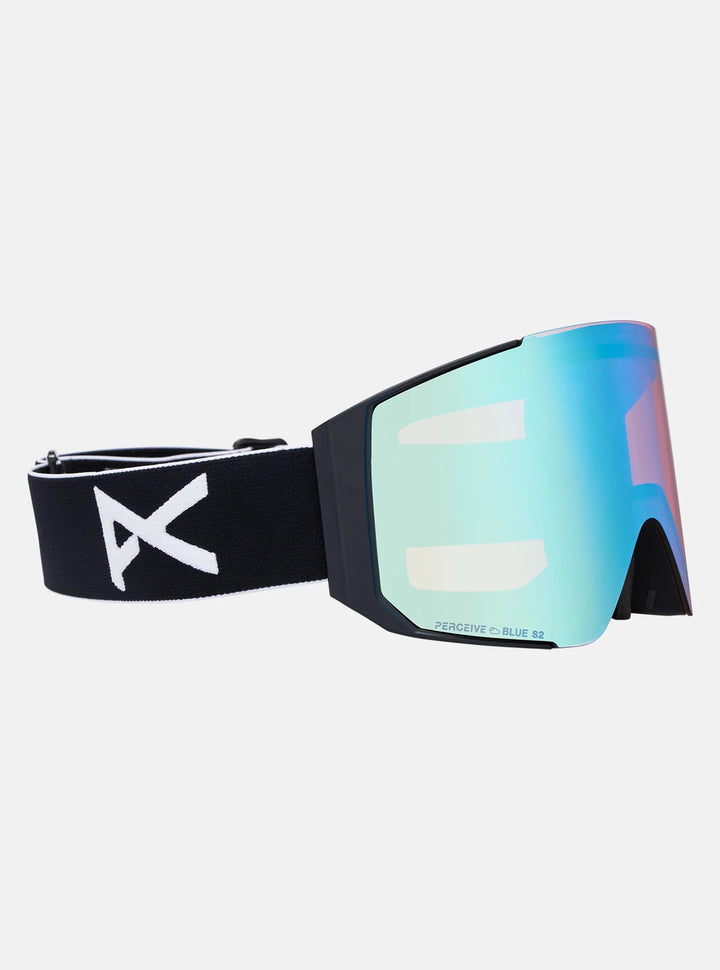 Anon Sync Goggles + Bonus Lens + MFI® Face Mask Black / Perceive Variable Blue / Cloudy Pink 