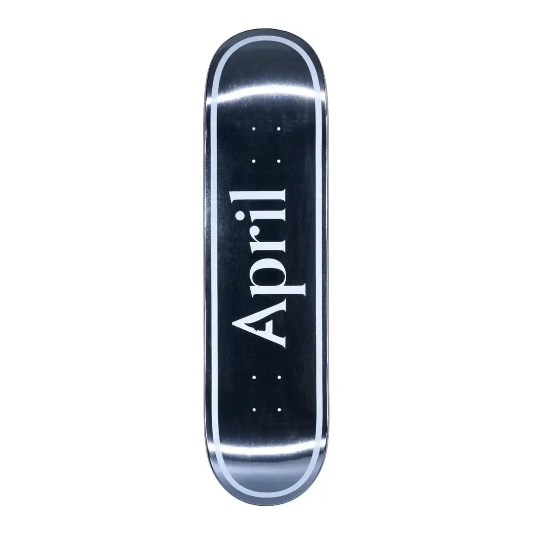 April OG Logo Foil Skate Deck - 8.5’’