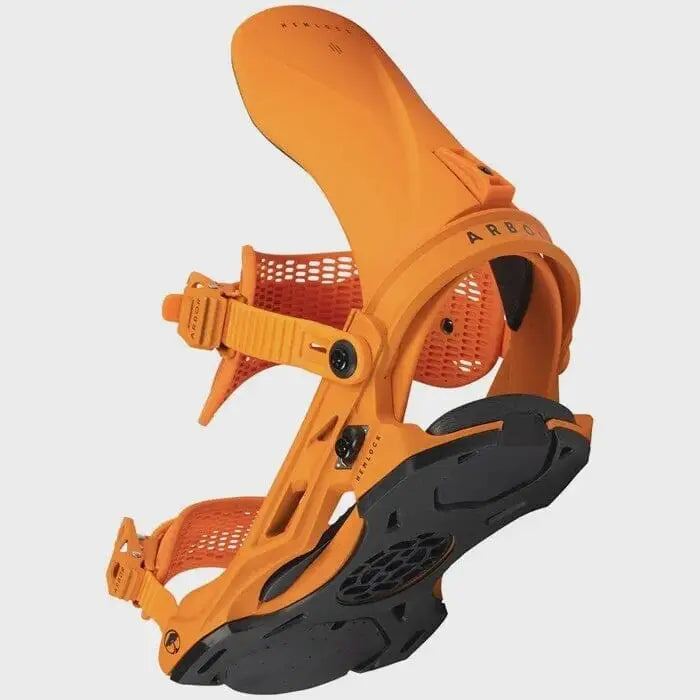 Arbor Hemlock Snowboard Bindings 2024 Orange S / M 