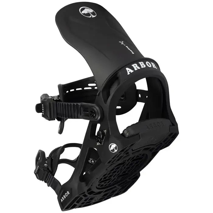 Arbor Sapling Youth Snowboard Bindings 2024 - Black / S / M