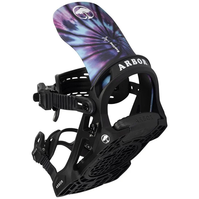 Arbor Sapling Youth Snowboard Bindings 2024 Tie-Dye S / M 