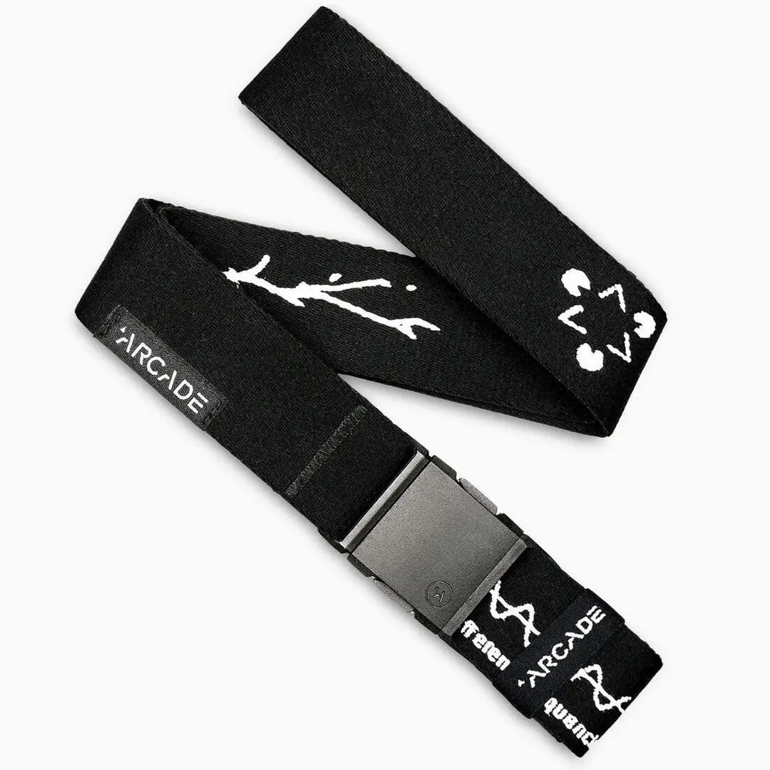 Arcade Charmer Belt - Black White