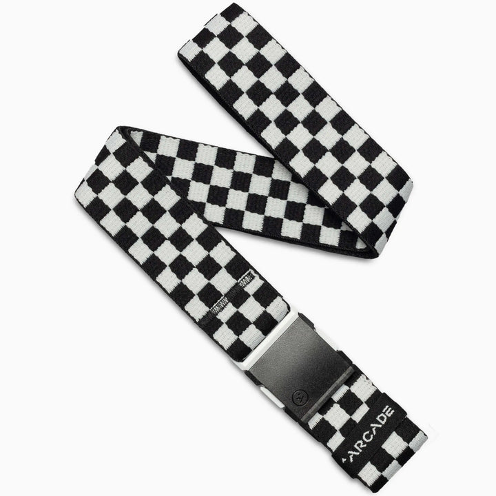 Arcade Check Belt - Black Glacial