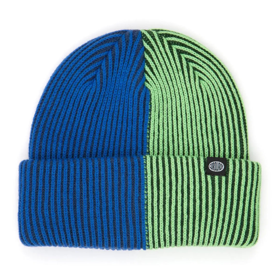 Autumn 50 / 50 Cord Beanie - Green