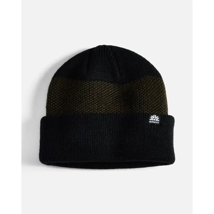 Autumn Birdseye Beanie Black 