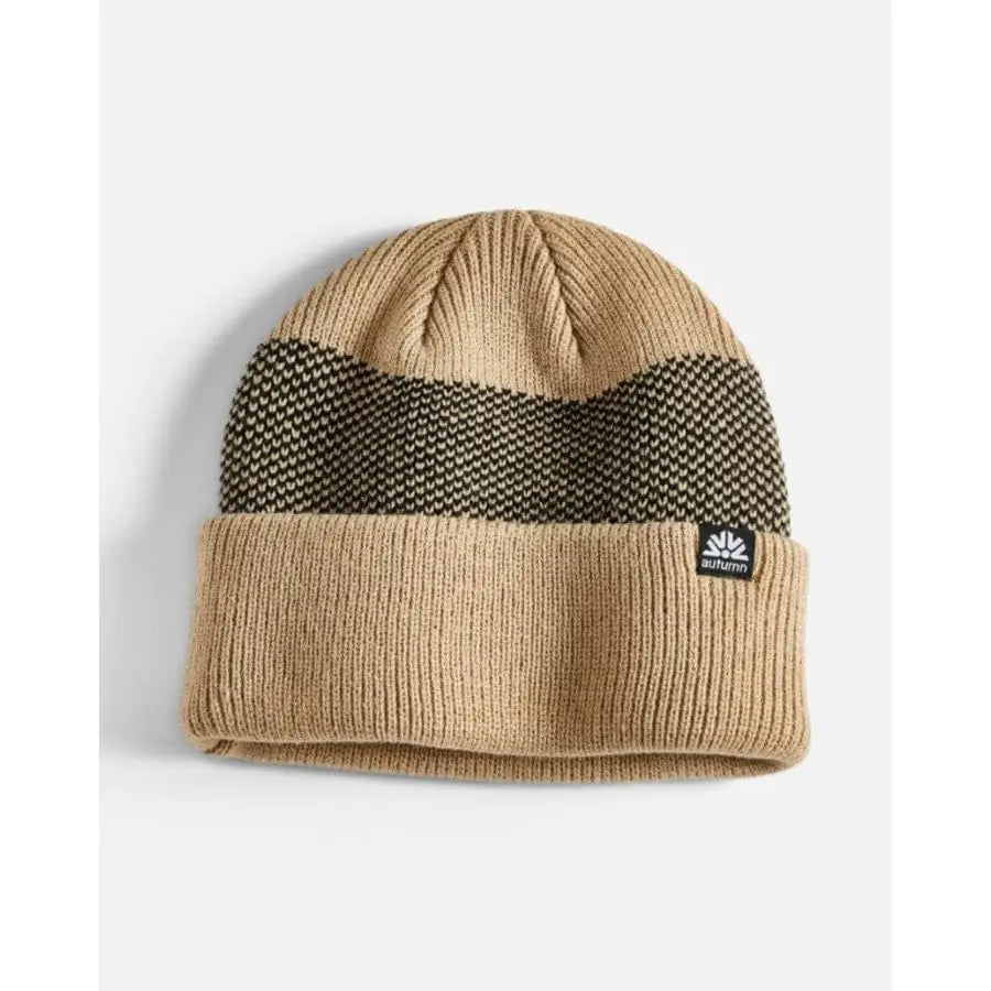 Autumn Birdseye Beanie Khaki 