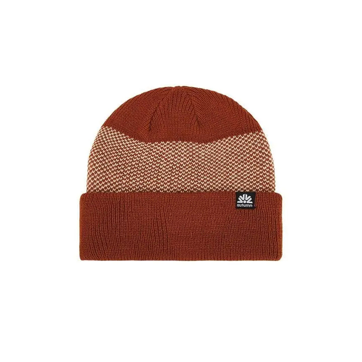 Autumn Birdseye Beanie Rust 