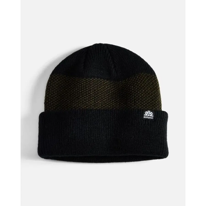 Autumn Birdseye Beanie Black 