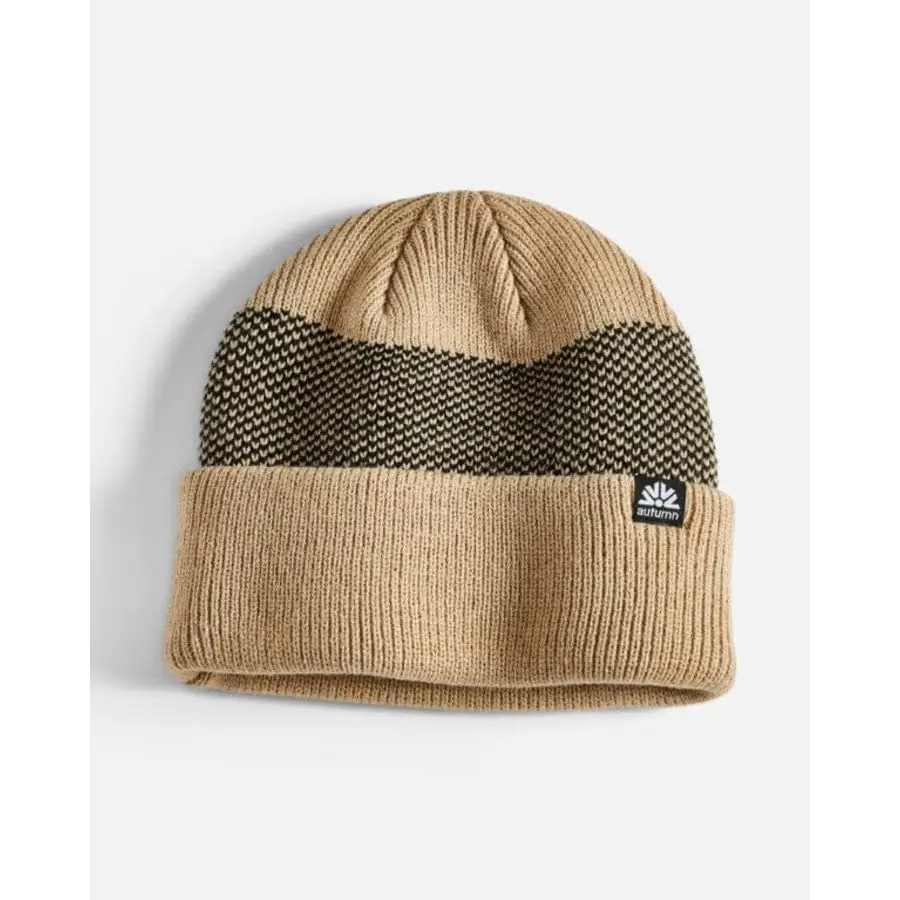 Autumn Birdseye Beanie Khaki 