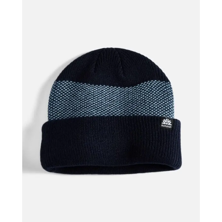 Autumn Birdseye Beanie Navy 