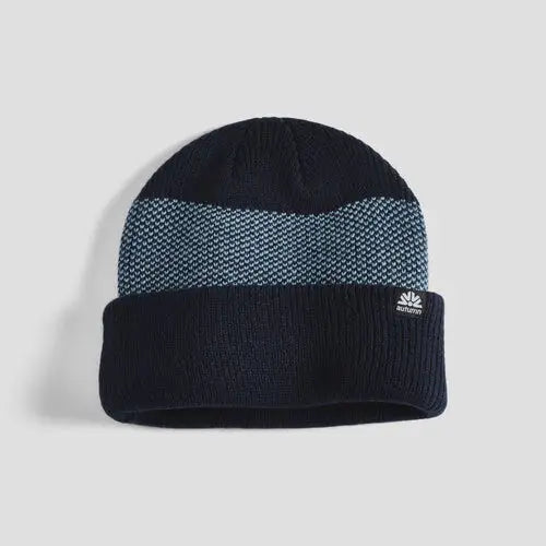 Autumn Birdseye Beanie - Navy