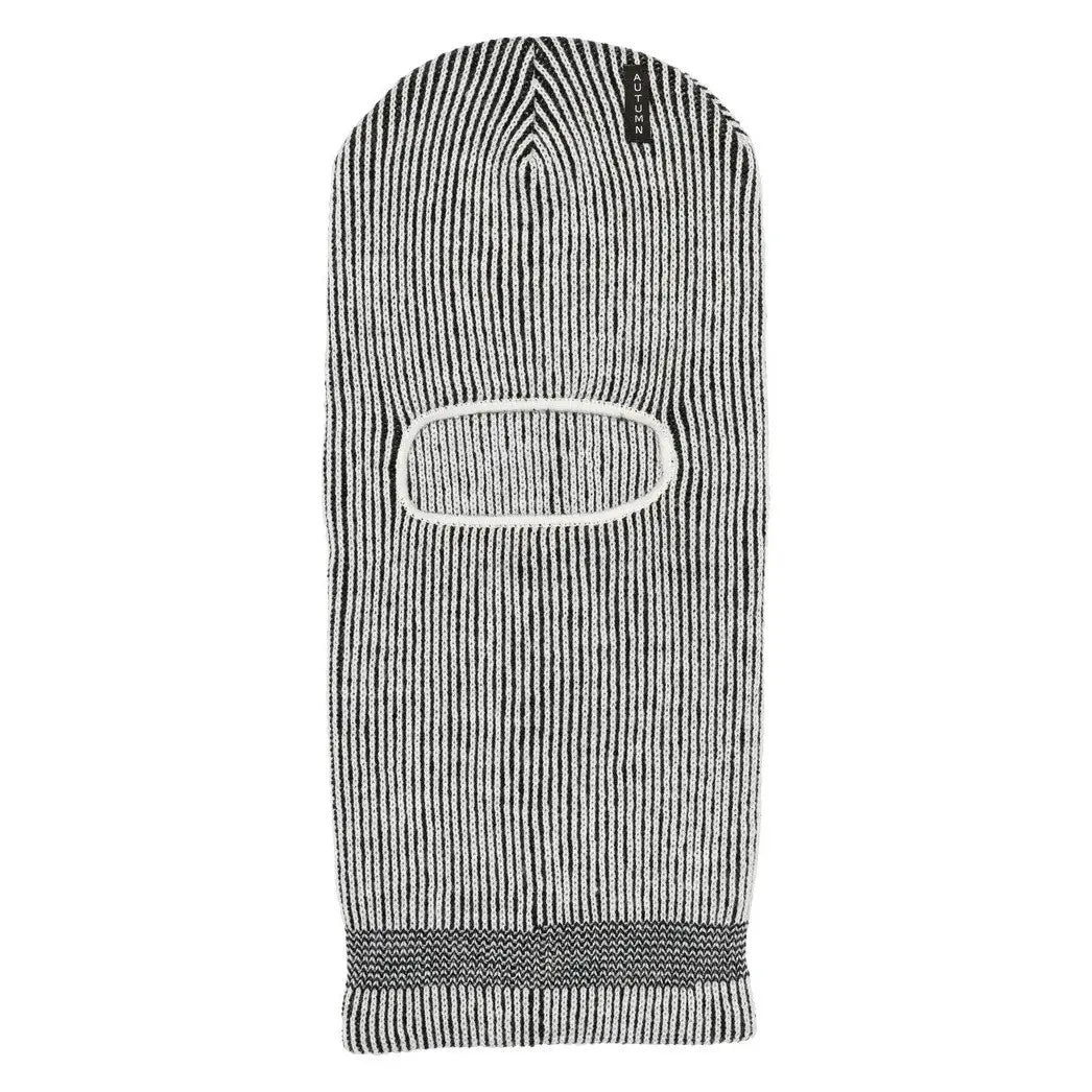 Autumn Cord Balaclava - White