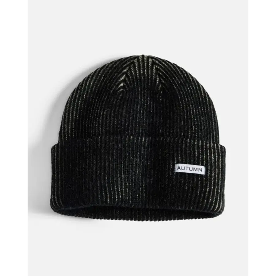 Autumn Cord Beanie Black 