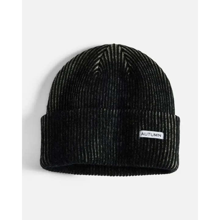 Autumn Cord Beanie Black 