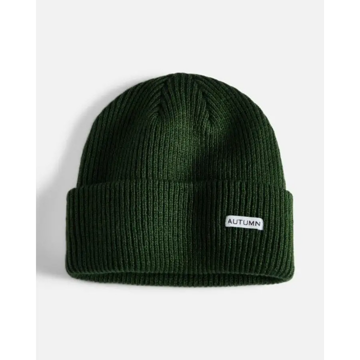 Autumn Cord Beanie Evergreen 