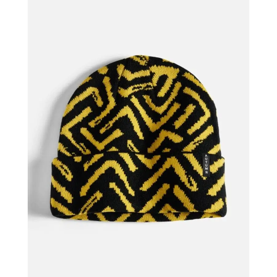 Autumn Geo Beanie Black 