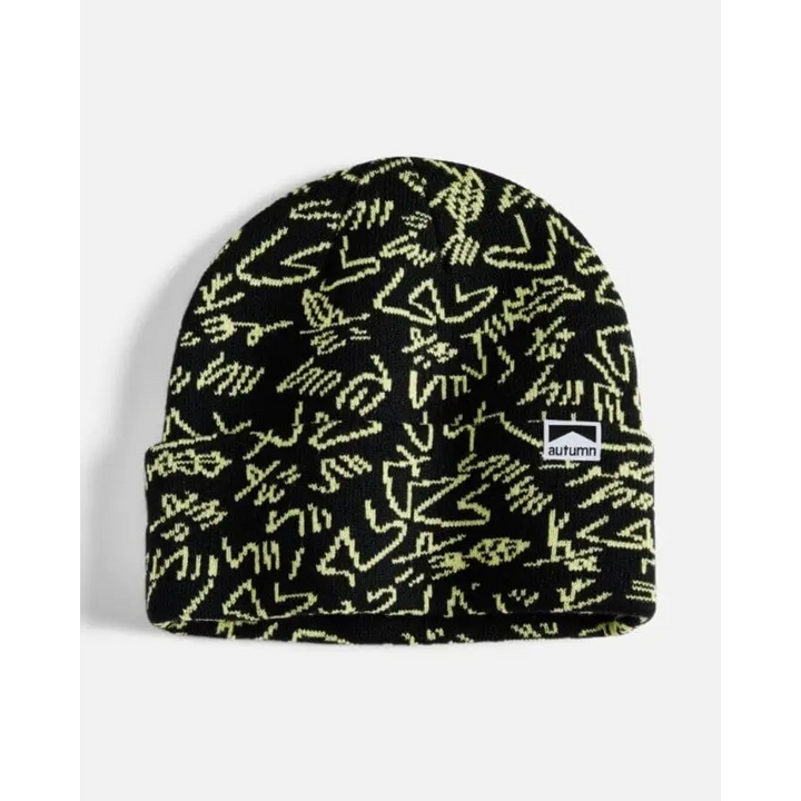Autumn Gus Camo Beanie Black 