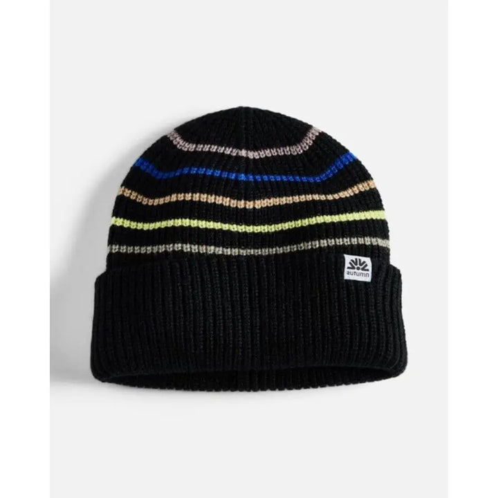 Autumn Retro Beanie Black 