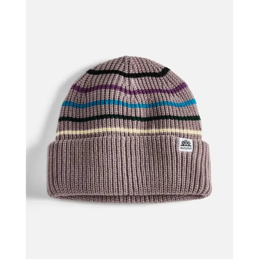 Autumn Retro Beanie Light Purple 