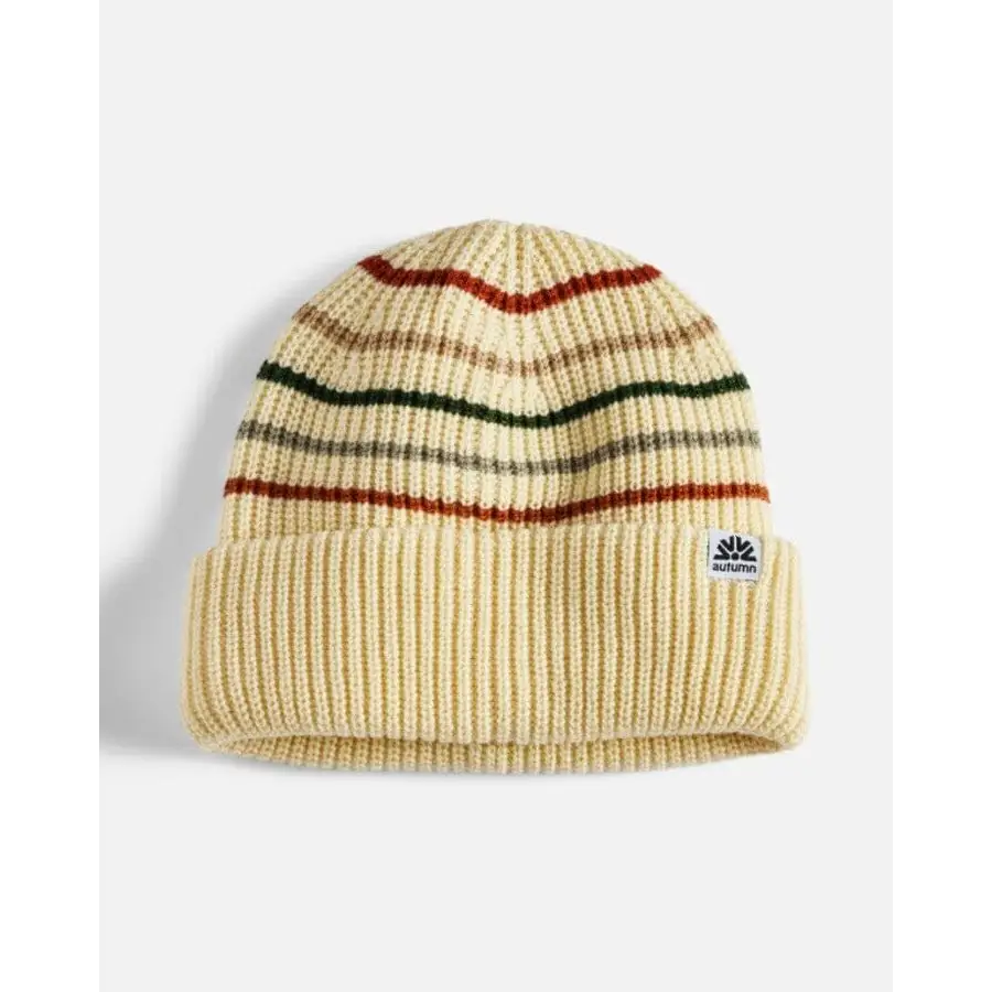 Autumn Retro Beanie Natural 