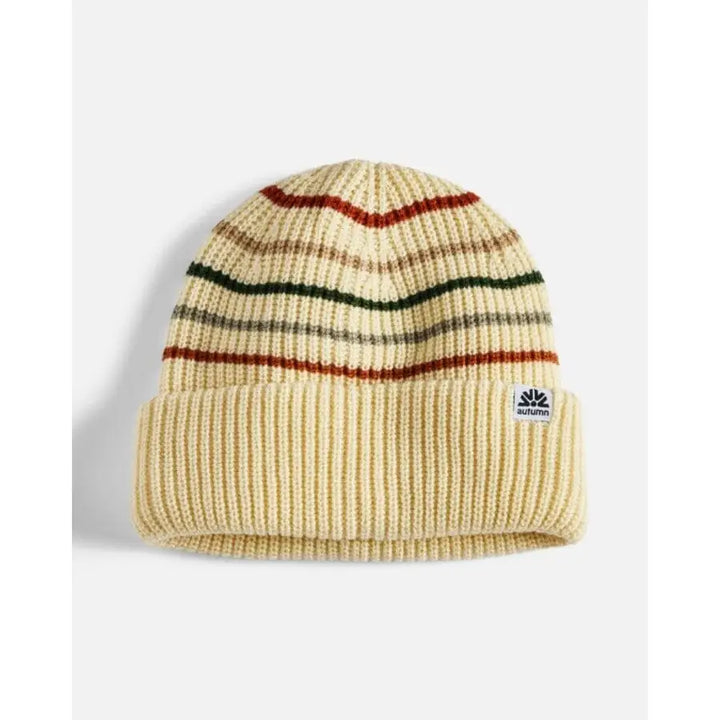 Autumn Retro Beanie Natural 