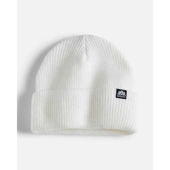 Autumn Simple Beanie White 