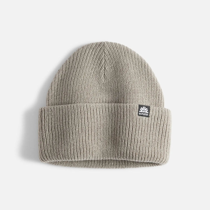 Autumn Simple Solid Beanie - Stone