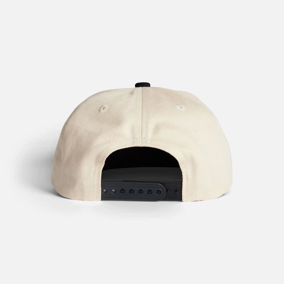 Autumn Two Tone Twill Snapback - Eggshell