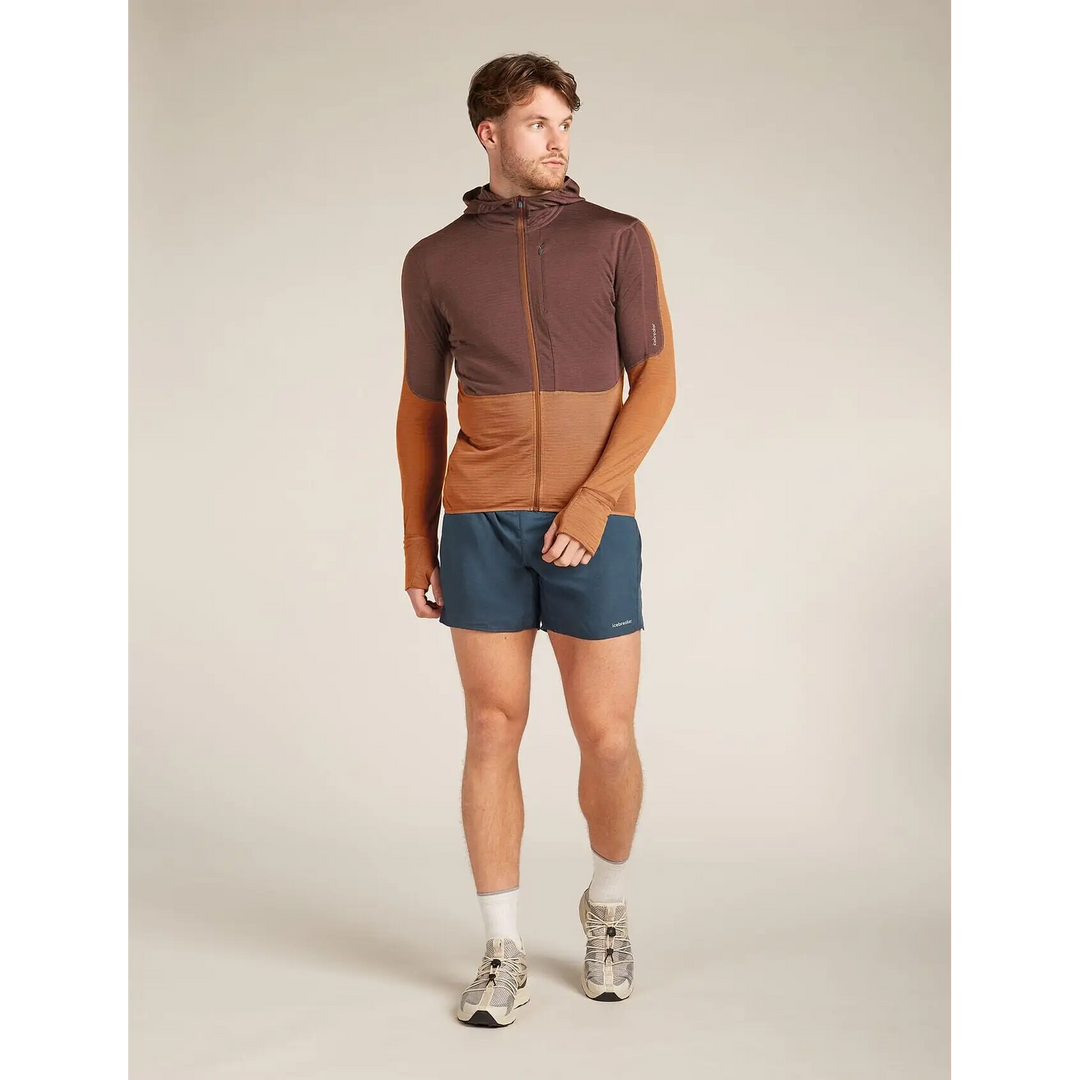 Icebreaker Merino Blend 200 Realfleece Descender Long Sleeve Zip Hoodie 