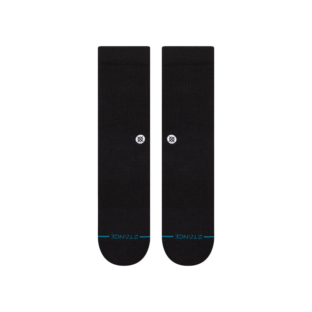 Stance Icon Crew Socks - Black / White 