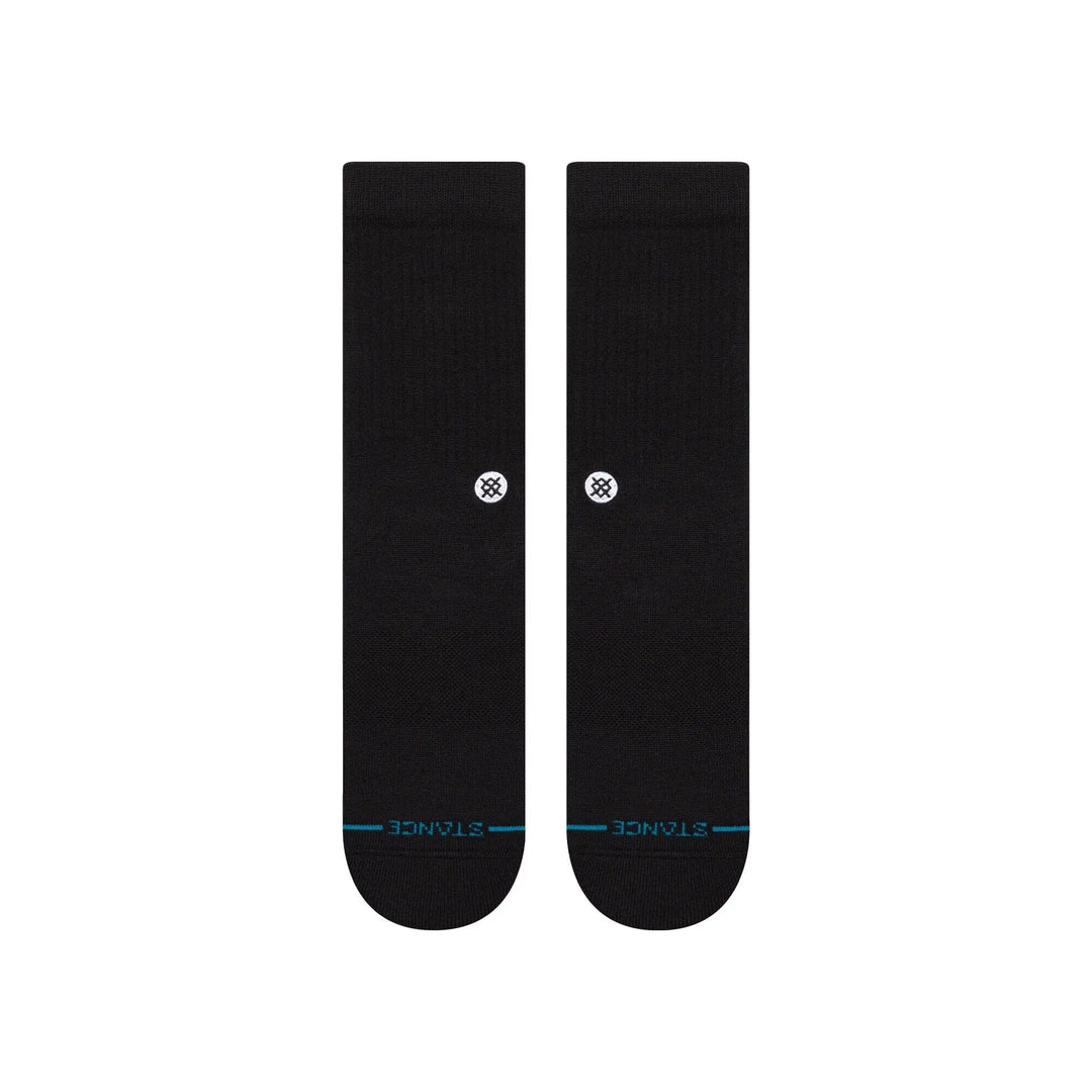 Stance Icon Crew Socks - Black / White 