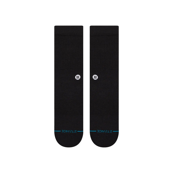 Stance Icon Crew Socks - Black / White 