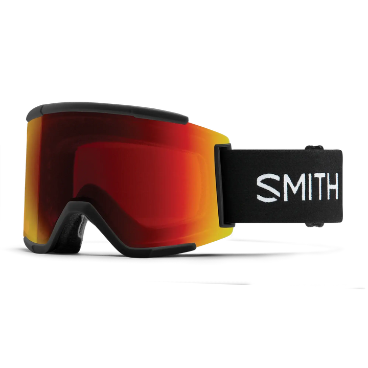 Smith Squad XL Snow Goggles - Black / Chromapop Sun Red Mirror