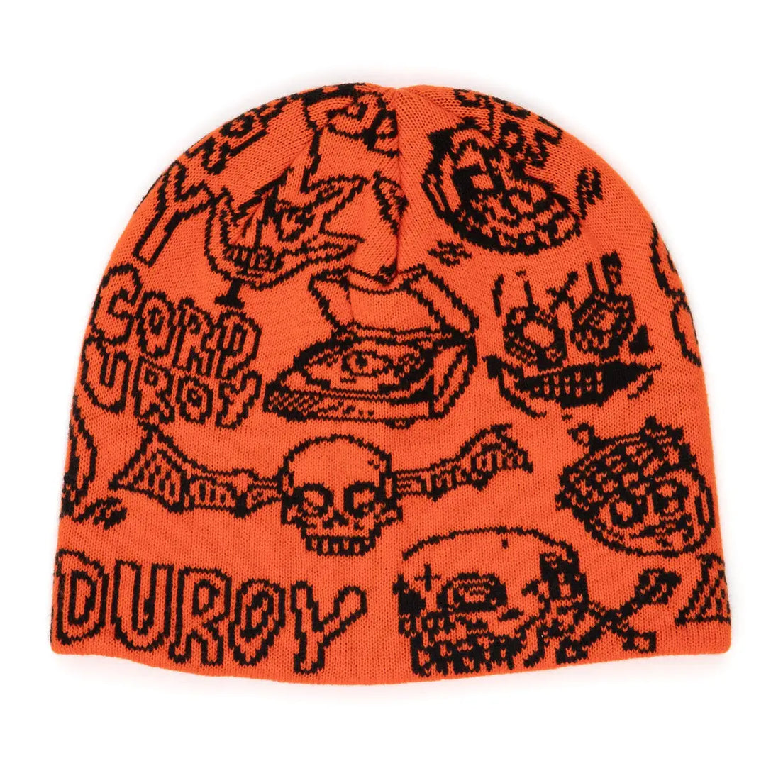 Autumn FOS Skully Beanie - Orange