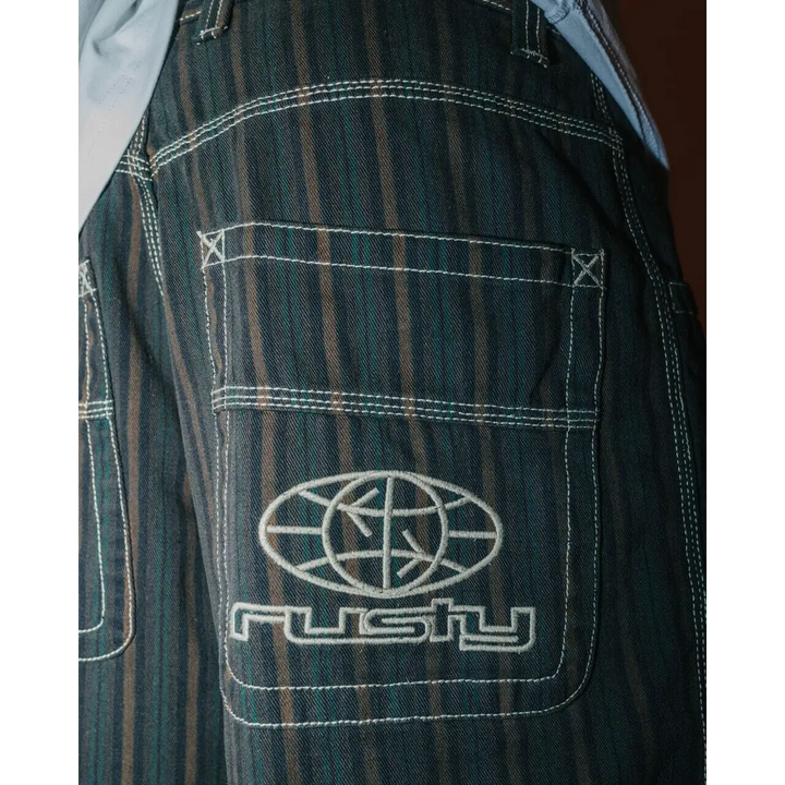 Rusty Flip Pinstripe 23" Jorts 