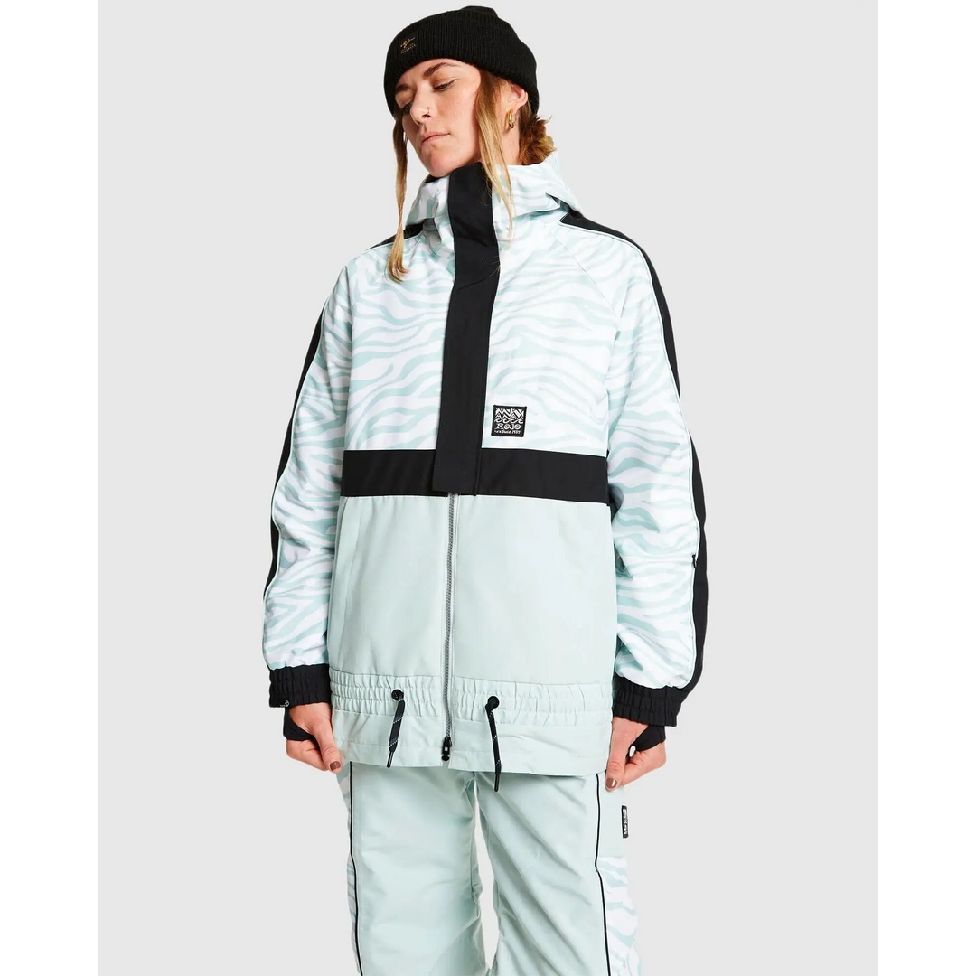Rojo Retro Jo Jacket Zebralicious / Surf Spray S 