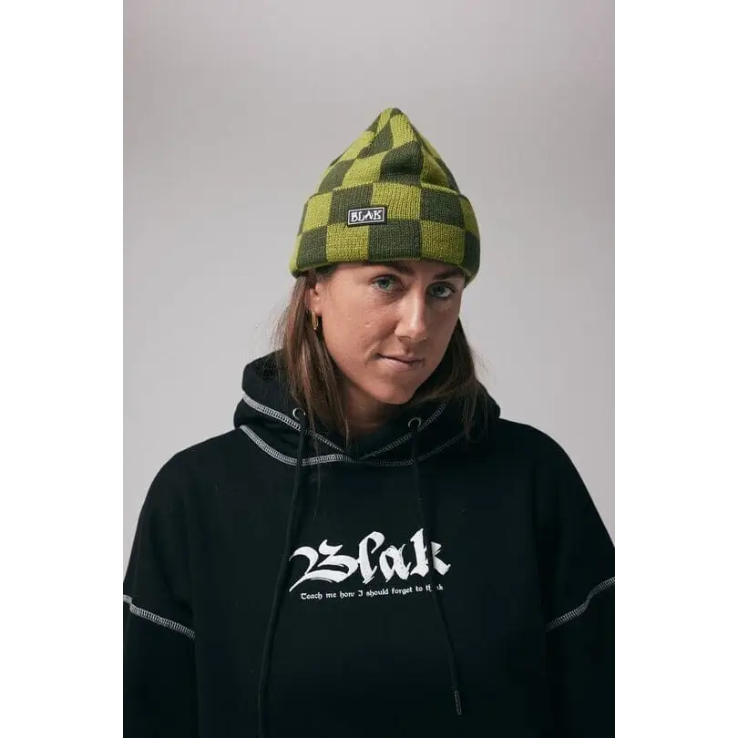 Blak Check Mate Beanie 