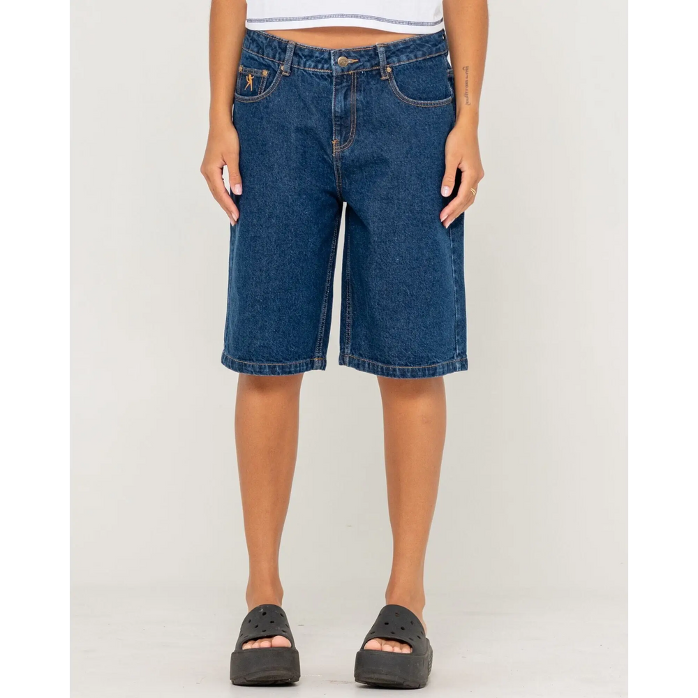 Rusty Bethany Baggy Low Rise Denim Jorts 