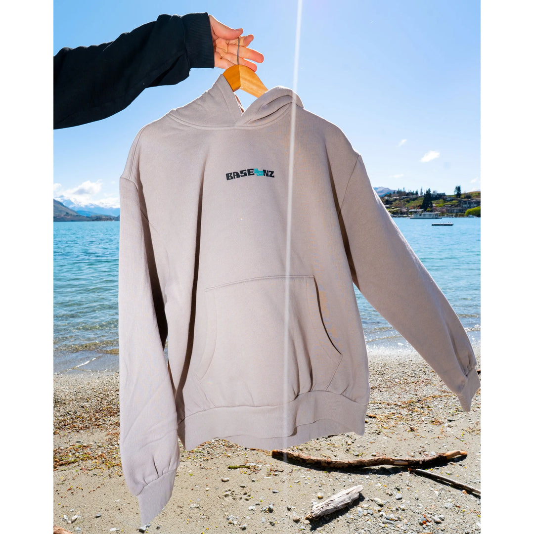 BaseNZ All Winter Long Box Hood Mens - Mushroom / Purple / Teal