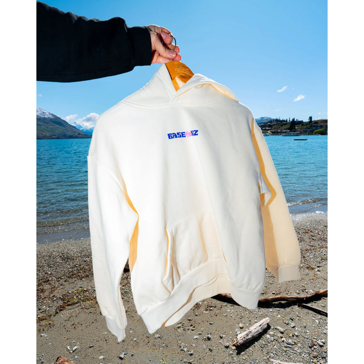 BaseNZ All Winter Long Box Hood Womens - Ecru / Purple / Pink / Orange